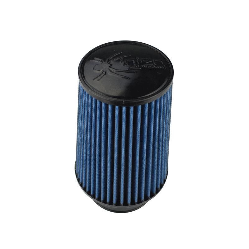 Injen X-1079-BB - INJX-1079-BB - Injen NanoWeb Dry Air Filter 3.50in Neck 5.25in Base 7.00in Tall 4.00in Top 45 Pleats - Shipped in Europe - Tuningsupply.com