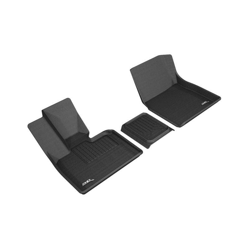 3D MAXpider L1BM09411509 - ACEL1BM09411509 - 3D MAXpider 2014-2019 BMW I3 Kagu 1st Row Floormat - Black - Shipped in Europe - Tuningsupply.com