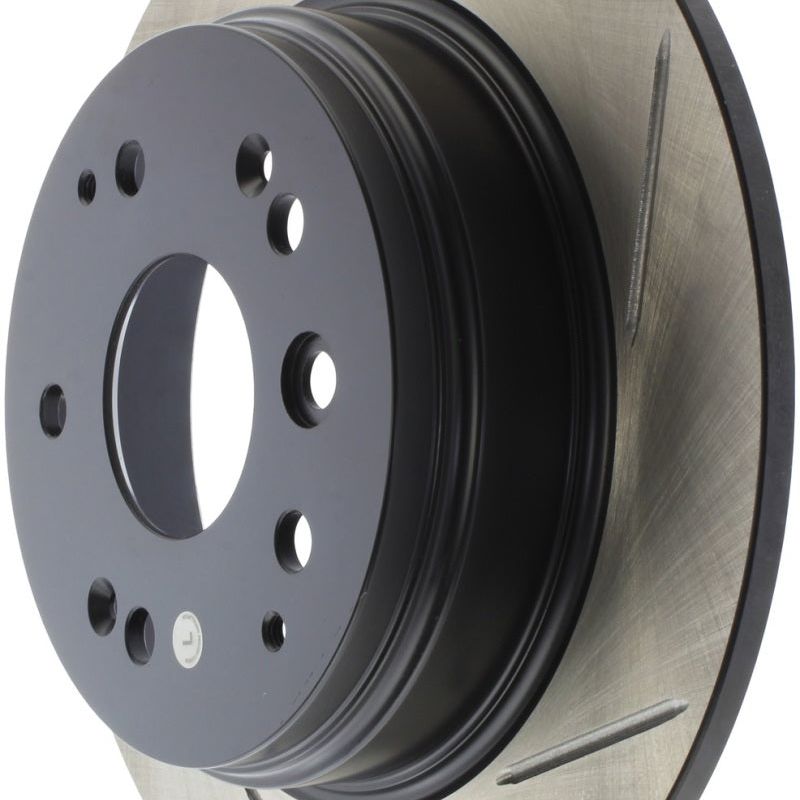 Stoptech 126.40061SL - STO126.40061SL - StopTech Power Slot Slotted 04-08 Acura TL/TL-S / 03-09 Honda Element Rear Left Rotor - Shipped in Europe - Tuningsupply.com
