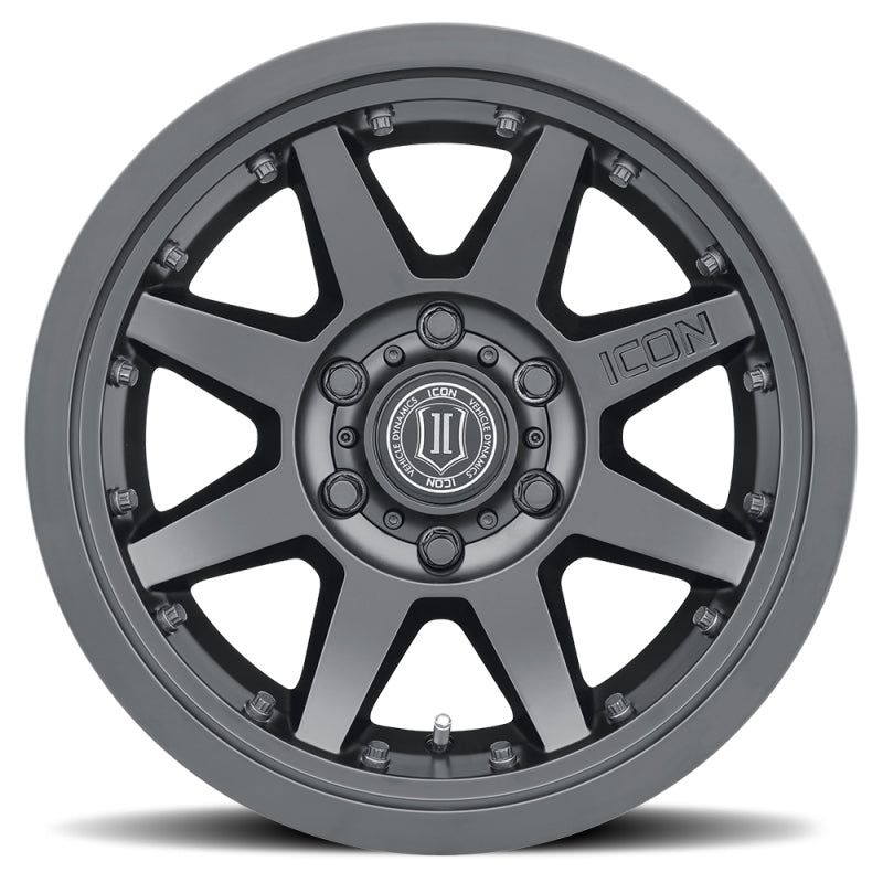 ICON 21817857345SB - ICO21817857345SB - ICON Rebound Pro 17x8.5 5x5 -6mm Offset 4.5in BS 71.5mm Bore Satin Black Wheel - Shipped in Europe - Tuningsupply.com
