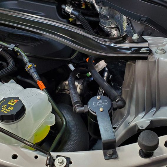 J&L 3055D-B - JLT3055D-B - J&L 2020-2024 Ford Explorer 2.3L EcoBoost Driver Side Oil Separator 3.0 - Black Anodized - Shipped in Europe - Tuningsupply.com