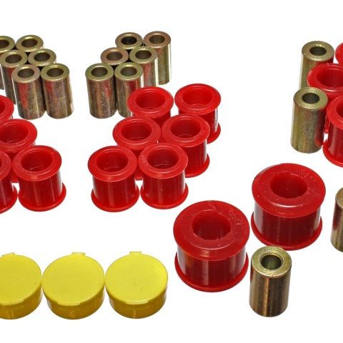 Energy Suspension 7.3116R - ENG7.3116R - Energy Suspension 90-96 Nissan 300ZX Red Rear Control Arm Bushing Set - Shipped in Europe - Tuningsupply.com