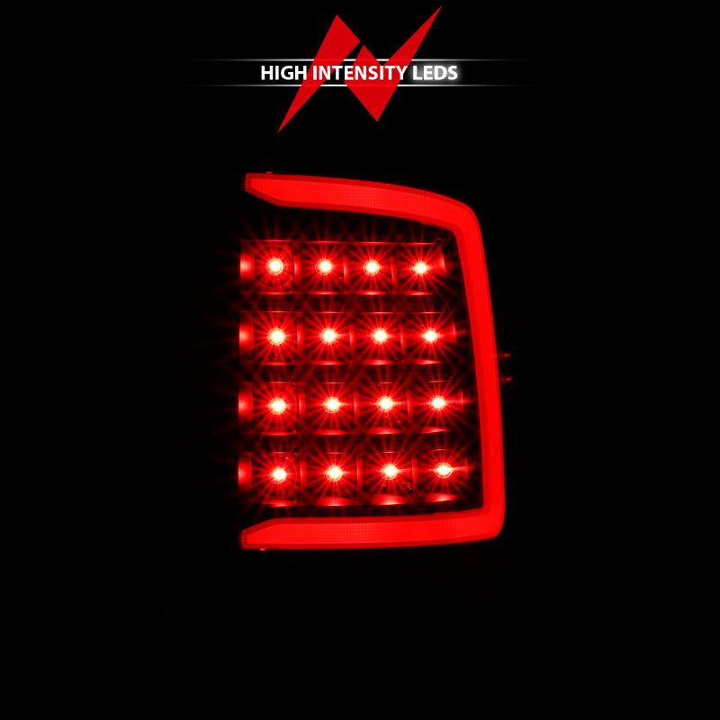 ANZO 311319 - ANZ311319 - ANZO 2009-2018 Dodge Ram 1500 LED Taillight Plank Style Black w/Smoke Lens - Shipped in Europe - Tuningsupply.com