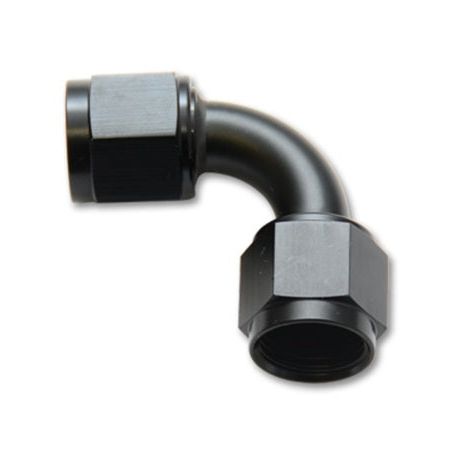 Vibrant 10733 - VIB10733 - Vibrant -8AN Female 90 Degree Union Adapter (AN to AN) - Anodized Black Only - Shipped in Europe - Tuningsupply.com