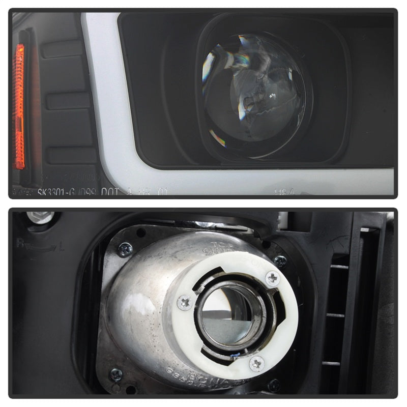 SPYDER 5084521 - SPY5084521 - Spyder GMC Sierra 1500/2500/3500 99-06 V2 Projector Headlights - DRL - Black PRO-YD-CDE00V2-LB-BK - Shipped in Europe - Tuningsupply.com