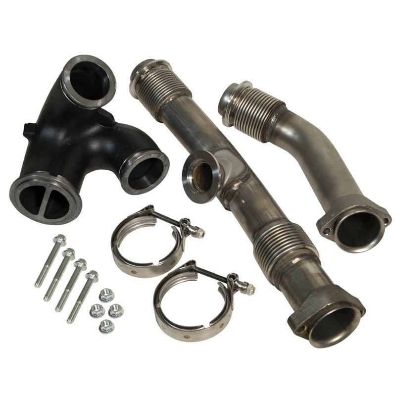 BD Diesel 1043918 - BDD1043918 - BD Diesel UpPipe Kit - Ford 2004.5-2007 6.0L Powerstroke w/EGR Connector - Shipped in Europe - Tuningsupply.com