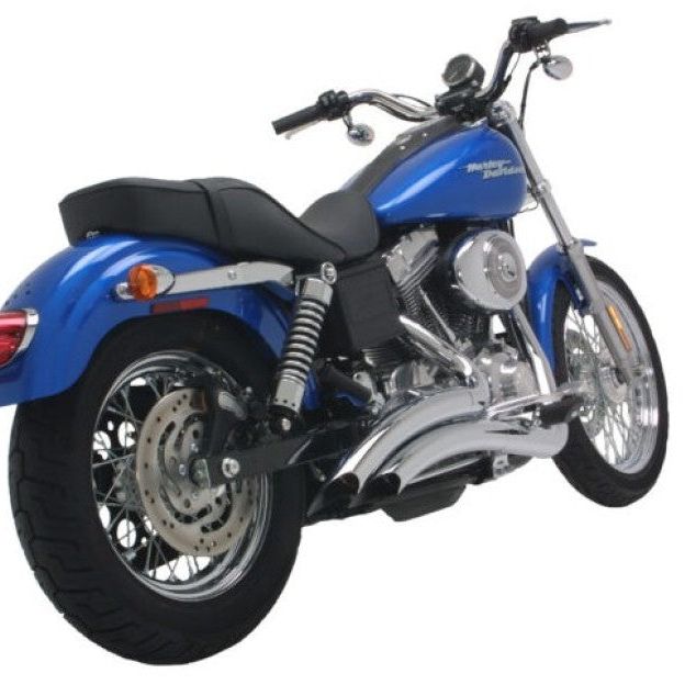Vance and Hines 26007 - VAH26007 - Vance & Hines HD Dyna 91-05 Big Radius Full System Exhaust - Shipped in Europe - Tuningsupply.com