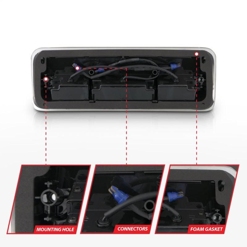ANZO 531088 - ANZ531088 - ANZO 2004-2008 Ford F-150 LED 3rd Brake Light Chrome B - Series - Shipped in Europe - Tuningsupply.com