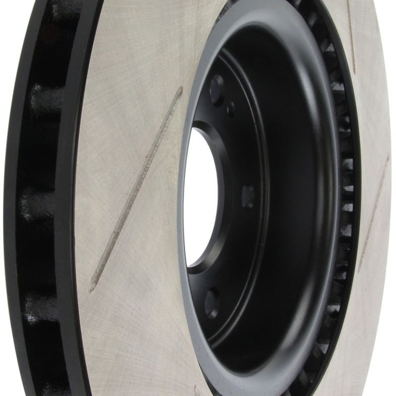 Stoptech 126.51036SR - STO126.51036SR - StopTech Power Slot 10 Hyundai Genesis Coupe Track Front Right Slotted Rotor - Shipped in Europe - Tuningsupply.com