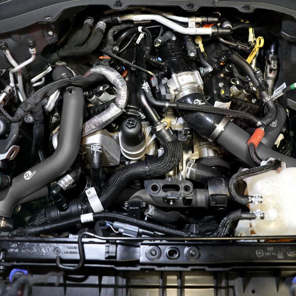 aFe 46-20654-B - AFE46-20654-B - aFe 20-23 Ford Explorer ST V6 3.0L (tt) BladeRunner Aluminum Hot and Cold Charge Pipe Kit - Black - Shipped in Europe - Tuningsupply.com