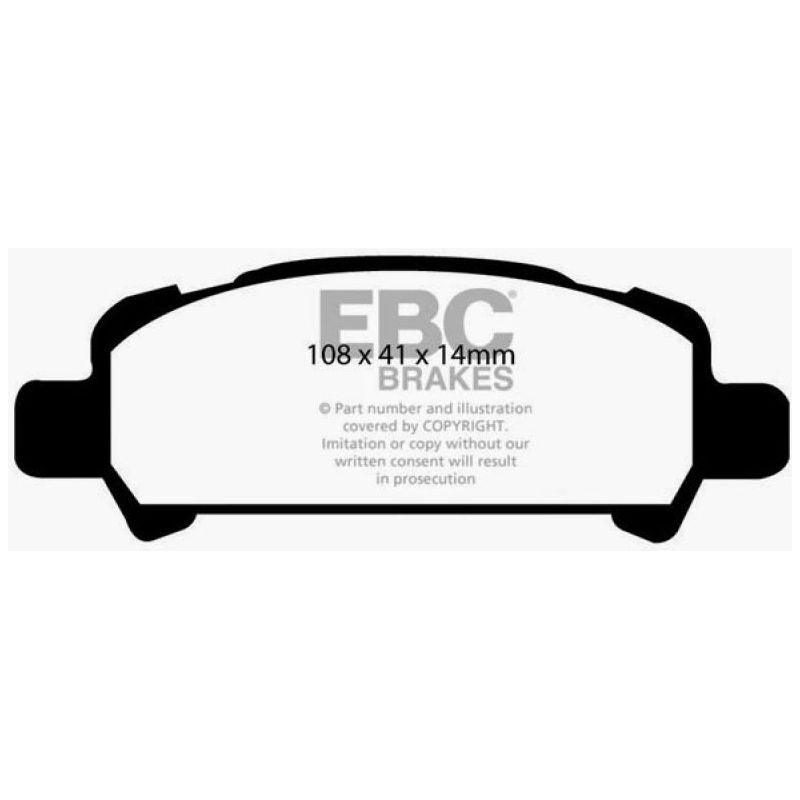 EBC DP51293NDX - EBCDP51293NDX - EBC 01-02 Subaru Impreza 2.0 Turbo WRX Bluestuff Rear Brake Pads - Shipped in Europe - Tuningsupply.com