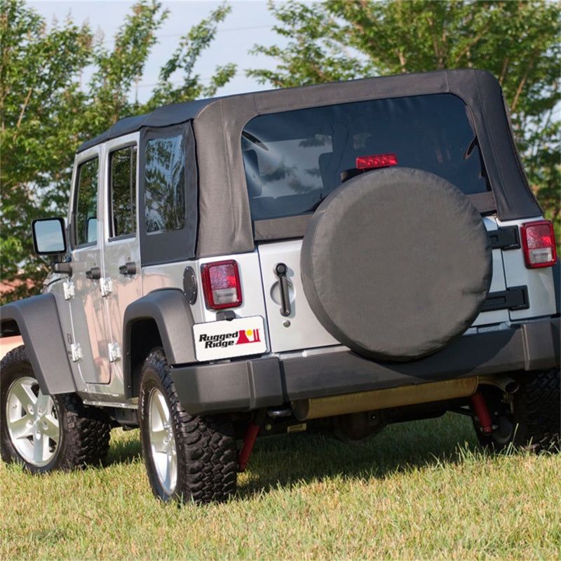 Rugged Ridge 12804.35 - RUG12804.35 - Rugged Ridge 35-36 Inch Tire Cover Black Diamond - Shipped in Europe - Tuningsupply.com