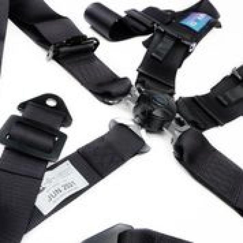 NRG SBH-B6PCBK - NRGSBH-B6PCBK - NRG 5PT 3in. Seat Belt Harness / Cam Lock - Black - Shipped in Europe - Tuningsupply.com
