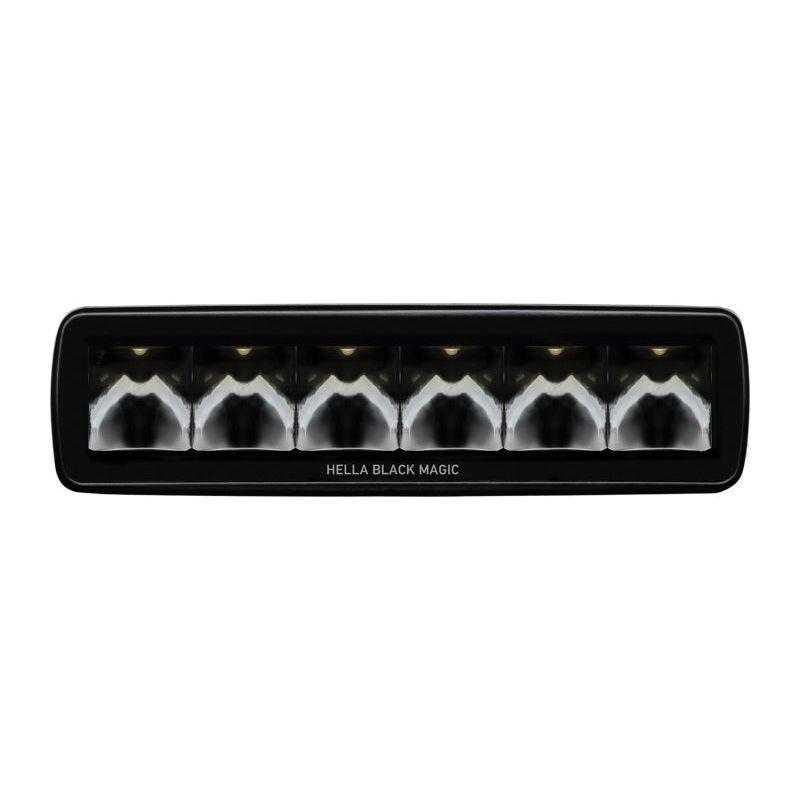 Hella LA358176211 - HELLA358176211 - Hella Universal Black Magic 6 L.E.D. Mini Light Bar - Spot Beam - Shipped in Europe - Tuningsupply.com