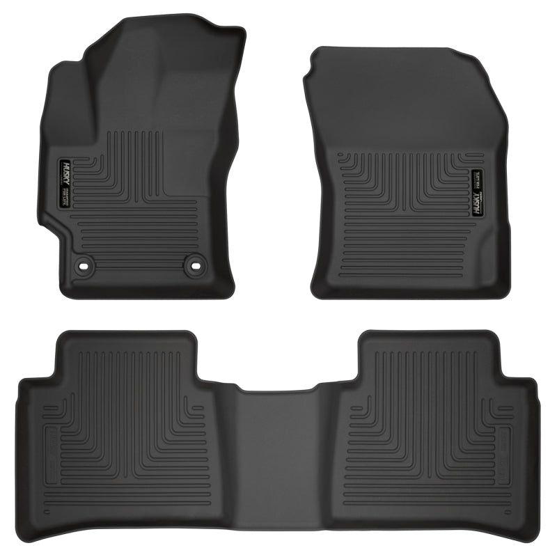 Husky Liners 95751 - HSL95751 - Husky Liners 2020 Toyota Corolla Weatherbeater Black Front & 2nd Seat Floor Liners - Shipped in Europe - Tuningsupply.com