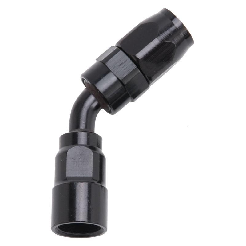 Russell 610105 - RUS610105 - Russell Performance -8 AN Black 45 Degree Full Flow Hose End - Shipped in Europe - Tuningsupply.com