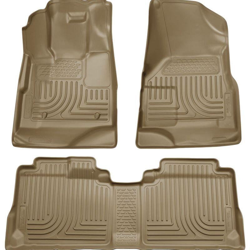 Husky Liners 98353 - HSL98353 - Husky Liners 09-12 Ford Escape/Mazda Tribute (Base/Hybrid) WeatherBeater Combo Tan Floor Liners - Shipped in Europe - Tuningsupply.com