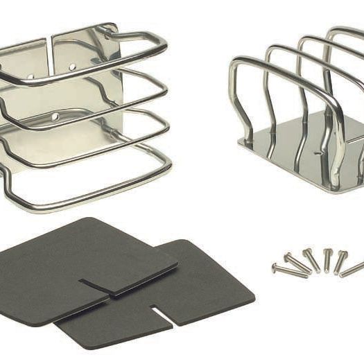 Kentrol 30497 - KEN30497 - Kentrol 76-06 Jeep Wrangler YJ/TJ Taillight Guard Pair CJ - Polished Silver - Shipped in Europe - Tuningsupply.com