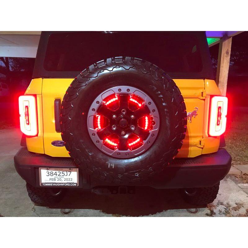 ORACLE Lighting 4211-003 - ORL4211-003 - Oracle LED Illuminated Wheel Ring 3rd Brake Light - Red - Shipped in Europe - Tuningsupply.com