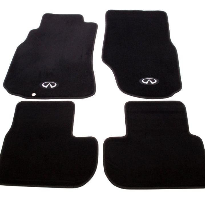 NRG FMR-600 - NRGFMR-600 - NRG Floor Mats - 03-06 G35 (Infiniti Emblem Logo) - 4pc. - Shipped in Europe - Tuningsupply.com