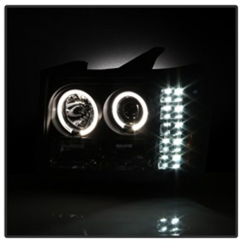 SPYDER 5010605 - SPY5010605 - Spyder GMC Sierra 1500/GMC Sierra Denali 08-13 Projector LED Halo- LED Blk PRO-YD-GS07-HL-BK - Shipped in Europe - Tuningsupply.com