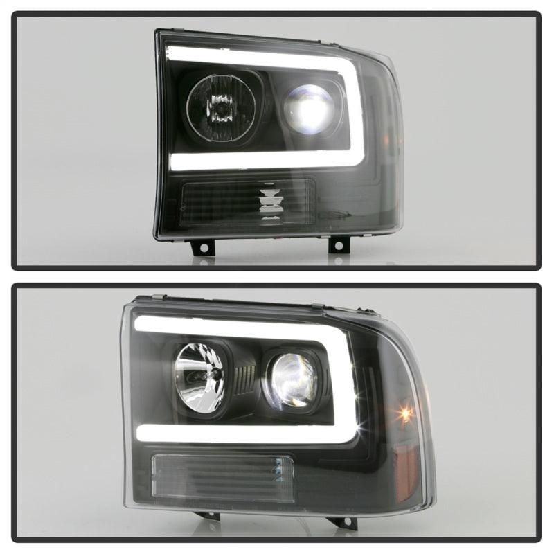 SPYDER 5088062 - SPY5088062 - Spyder Ford F-250 99-04/Excursion 00-04 1 Piece LED Headlights - Black PRO-YD-FF25099V2PL-BK - Shipped in Europe - Tuningsupply.com