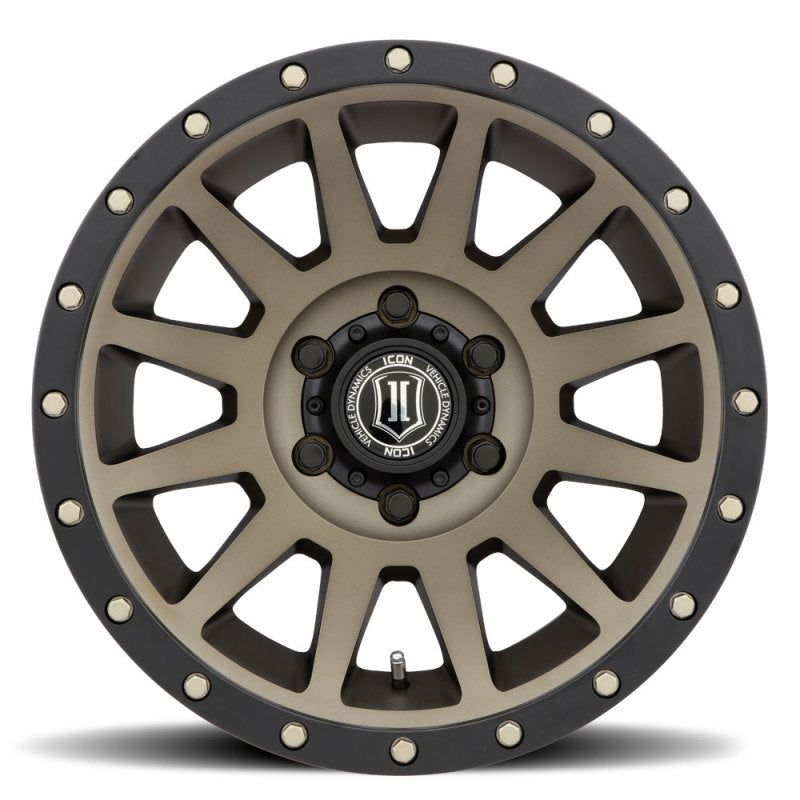 ICON 2017858347BR - ICO2017858347BR - ICON Compression 17x8.5 6x5.5 0mm Offset 4.75in BS 106.1mm Bore Bronze Wheel - Shipped in Europe - Tuningsupply.com