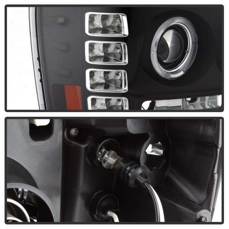 SPYDER 5010605 - SPY5010605 - Spyder GMC Sierra 1500/GMC Sierra Denali 08-13 Projector LED Halo- LED Blk PRO-YD-GS07-HL-BK - Shipped in Europe - Tuningsupply.com