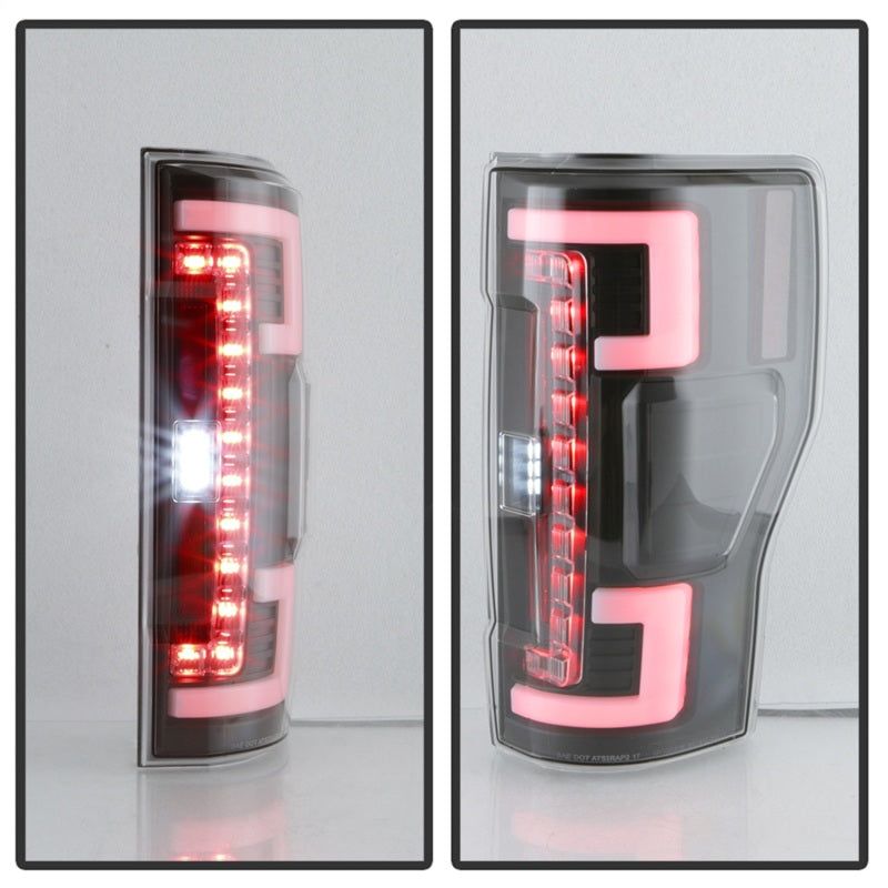 SPYDER 5085610 - SPY5085610 - Spyder 17-18 Ford F250 (w/Blind Spot Sens./LED Model Only) LED Tail Lights-Blk ALT-YD-FS17BS-LED-BK - Shipped in Europe - Tuningsupply.com