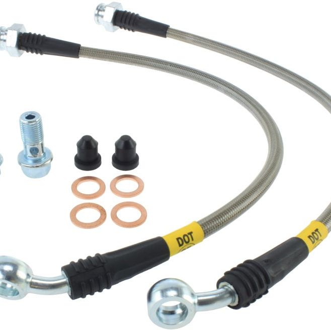 Stoptech 950.42506 - STO950.42506 - StopTech Stainless Steel Brake Line Kit - Rear - Shipped in Europe - Tuningsupply.com