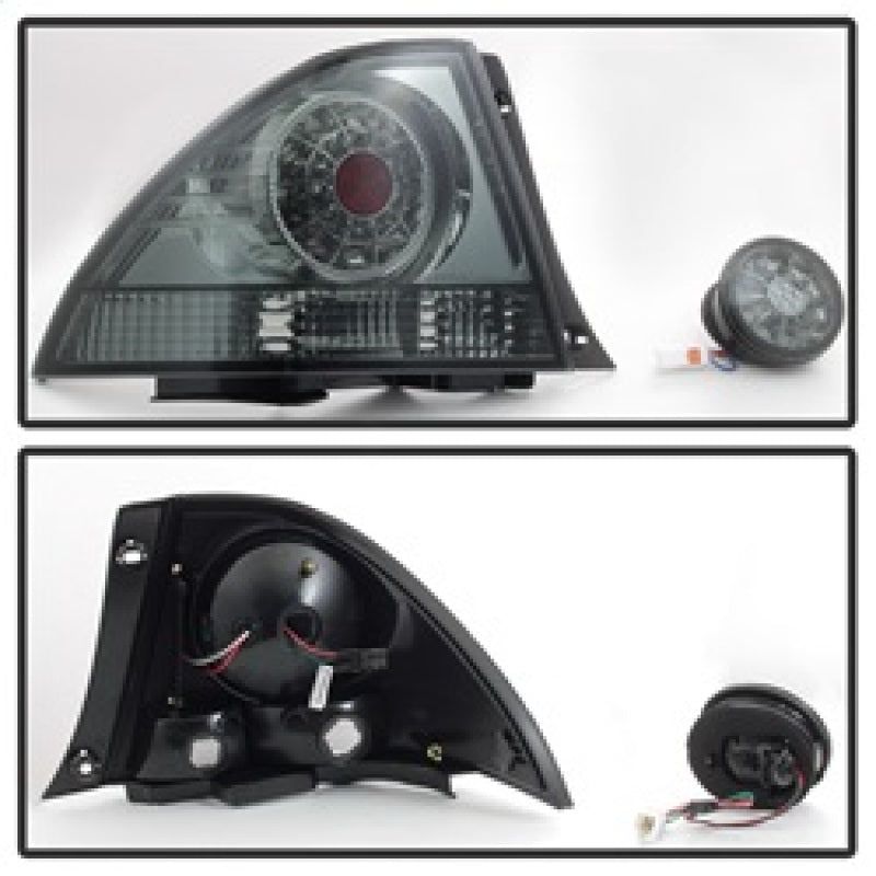 SPYDER 5085054 - SPY5085054 - Spyder 01-03 Lexus IS300 LED Tail Lights w/Inner Trunk Lights - Smoke (ALT-YD-LIS300-LED-SET-SM) - Shipped in Europe - Tuningsupply.com