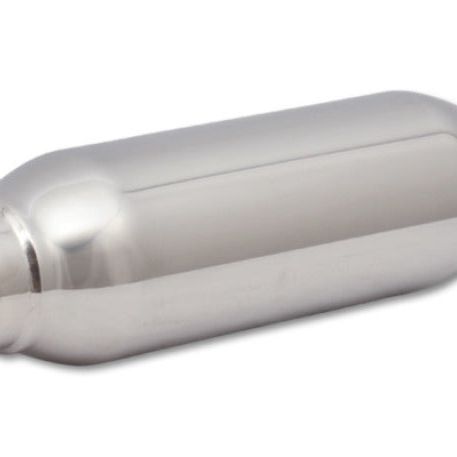 Vibrant 17890 - VIB17890 - Vibrant SS Resonator (Standard Design) 2.in inlet/outlet x 12in long w/ 3.5in OD resonator body - Shipped in Europe - Tuningsupply.com