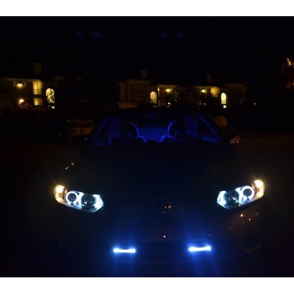 SPYDER 5010780 - SPY5010780 - Spyder Honda Civic 06-08 2Dr Projector Headlights LED Halo Black High H1 Low H1 PRO-YD-HC06-2D-HL-BK - Shipped in Europe - Tuningsupply.com