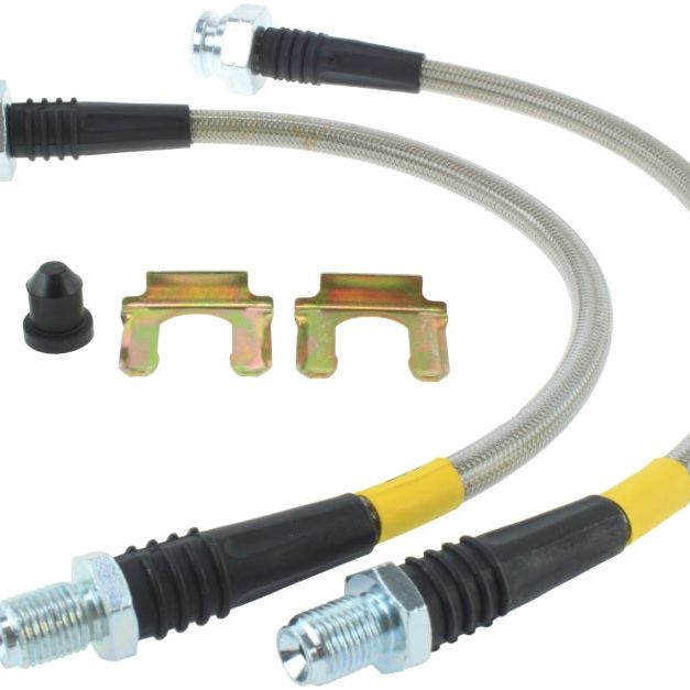 Stoptech 950.42510 - STO950.42510 - StopTech 89-98 Nissan 240SX (300ZX Upgrade) Rear Stainless Steel Brake Lines - Shipped in Europe - Tuningsupply.com