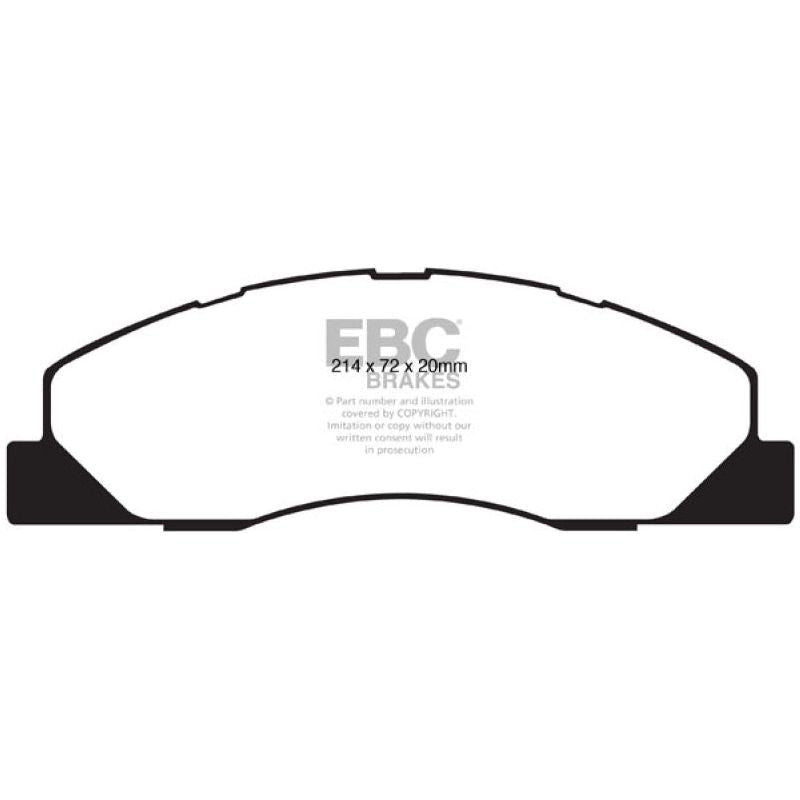 EBC DP61847 - EBCDP61847 - EBC 09-11 Dodge Ram 2500 Pick-up 5.7 2WD/4WD Greenstuff Front Brake Pads - Shipped in Europe - Tuningsupply.com