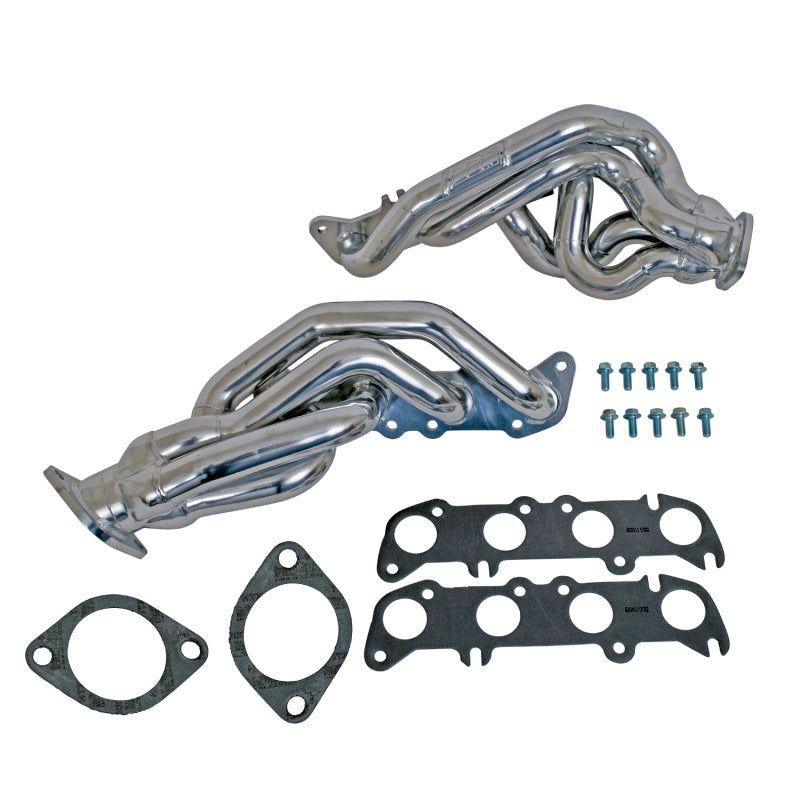 BBK 16320 - BBK16320 - BBK 11-14 Mustang GT Shorty Tuned Length Exhaust Headers - 1-5/8 Silver Ceramic - Shipped in Europe - Tuningsupply.com