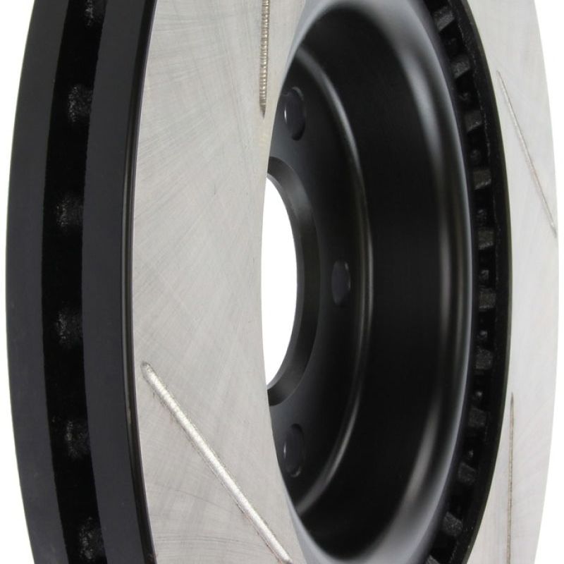 Stoptech 126.33138SL - STO126.33138SL - StopTech Power Slot 12 Audi A6 Quattro/11-12 A7 Quattro / 7/11-13 S4 Front Left Slotted Rotor - Shipped in Europe - Tuningsupply.com