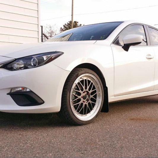 Rally Armor MF31-UR-BLK/RD - RALMF31-UR-BLK/RD - Rally Armor 14-18 Mazda3 Black UR Mud Flap w/Red Logo - Shipped in Europe - Tuningsupply.com