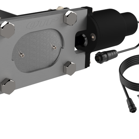 QTP QTEC33 - QTPQTEC33 - QTP Bolt-On QTEC Low Profile Oval Electric Cutout Valve - Shipped in Europe - Tuningsupply.com
