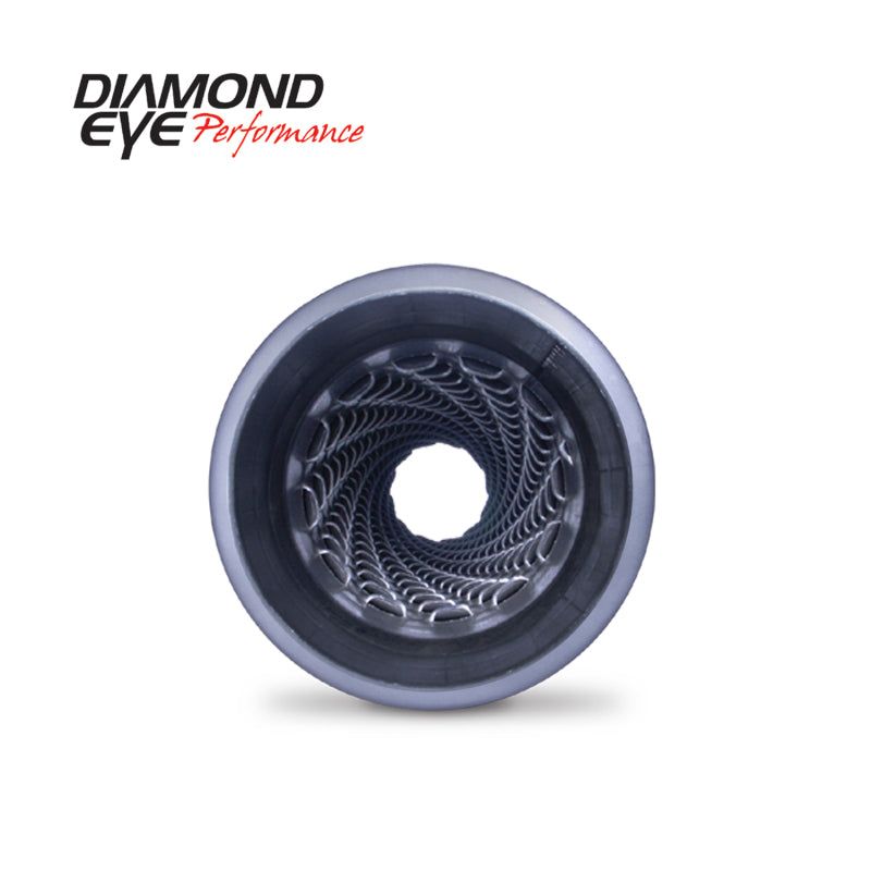 Diamond Eye Performance 400405 - DEP400405 - Diamond Eye RESONATOR 4in W/ ENDS (CLAMPED) AL - Shipped in Europe - Tuningsupply.com