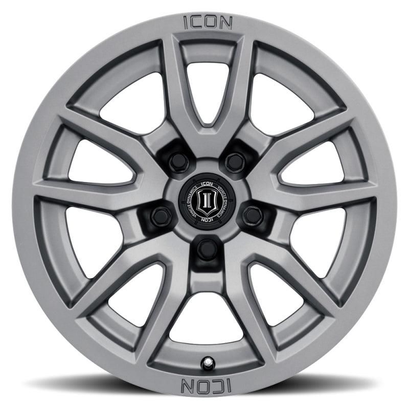 ICON 2617855557TT - ICO2617855557TT - ICON Vector 5 17x8.5 5x150 25mm Offset 5.75in BS 110.1mm Bore Titanium Wheel - Shipped in Europe - Tuningsupply.com