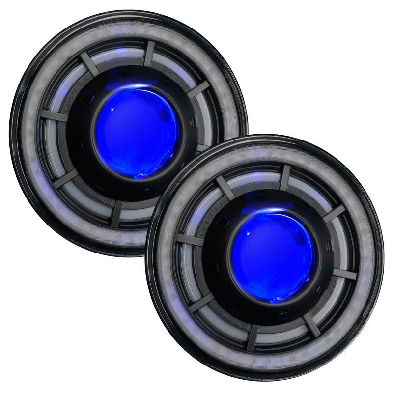 ORACLE Lighting 5876-335 - ORL5876-335 - Oracle Oculus 7in ColorSHIFT Bi-LED Projector Headlights for Jeep Wrangler JK - Shipped in Europe - Tuningsupply.com