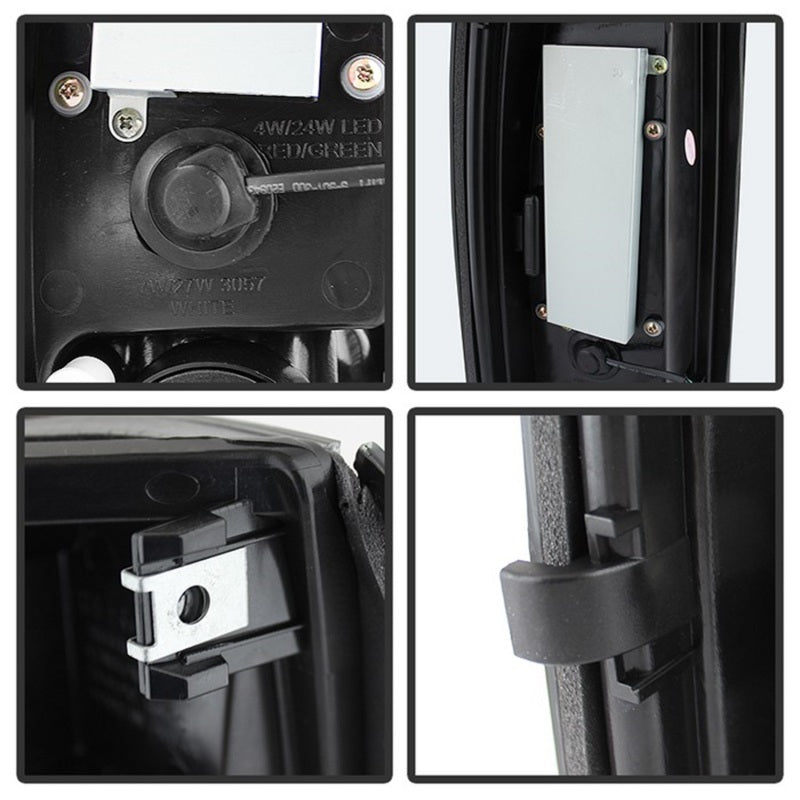 SPYDER 5077981 - SPY5077981 - Spyder Chevy C/K Series 1500 88-98/GMC Sierra 88-98 LED Tail Lights Blk Smke ALT-YD-CCK88-LED-BSM - Shipped in Europe - Tuningsupply.com