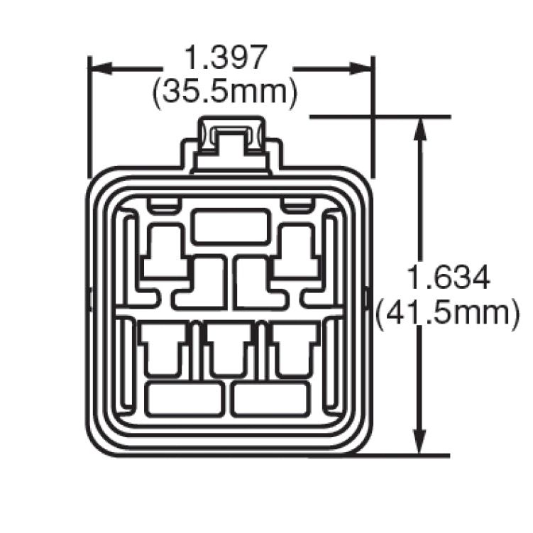 Hella LAH84709001 - HELLAH84709001 - Hella Relay Connector ISO Mini Weatherproof w/ 12in Leads - Shipped in Europe - Tuningsupply.com