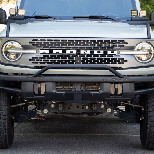 DV8 Offroad LPBR-01 - DVELPBR-01 - DV8 Offroad 21-22 Ford Bronco Factory Front Bumper Licence Relocation Bracket - Front - Shipped in Europe - Tuningsupply.com