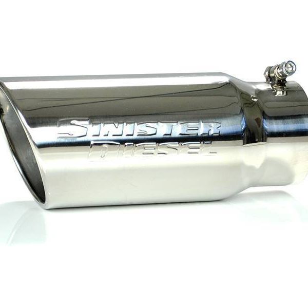 Sinister Diesel SD-5-6-POL - SINSD-5-6-POL - Sinister Diesel Universal Polished 304 Stainless Steel Exhaust Tip (5in to 6in) - Shipped in Europe - Tuningsupply.com