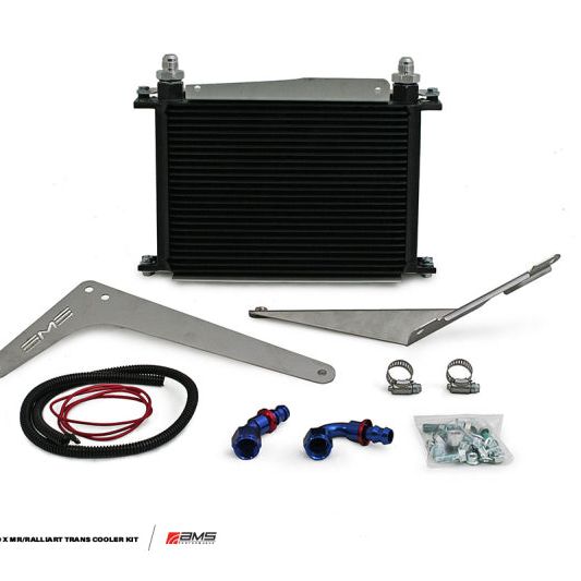 AMS AMS.04.02.0001-1 - AMSAMS.04.02.0001-1 - AMS Performance 08-15 Mitsubishi EVO X MR/Ralliart SST Transmission Oil Cooler Kit - Shipped in Europe - Tuningsupply.com
