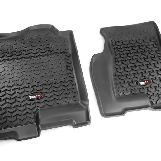 Rugged Ridge 82901.02 - RUG82901.02 - Rugged Ridge Floor Liner Front Black 1999-2006 Chevrolet Silverado / GMC Sierra 1500 - Shipped in Europe - Tuningsupply.com