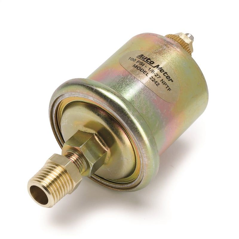 AutoMeter 2242 - ATM2242 - Autometer Replacement 100psi Oil Pressure Sender - Shipped in Europe - Tuningsupply.com