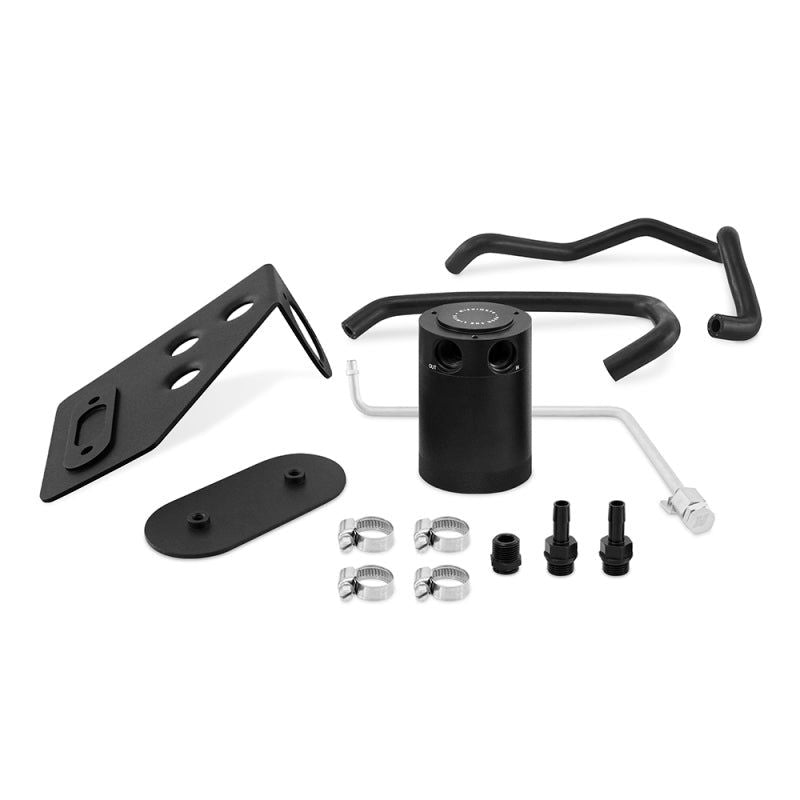 Mishimoto MMBCC-SUP-20CBE - MISMMBCC-SUP-20CBE - Mishimoto 2020+ Toyota Supra Baffled Oil Catch Can Kit - Black - Shipped in Europe - Tuningsupply.com